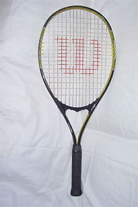 Wilson Fusion XL V-Matrix Tennis Racquet Racket 10-Ounce Strung Preowned VG 3989
