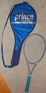 Vtg Prince CTS Graduate 110 Tennis Racquet w/ Cover EUC