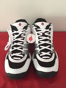 Prince Ektelon T22 Mid Indoor Court Shoe White/Black/Silver Men's SIZE 13