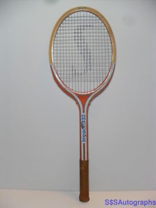 VINTAGE RETRO 1970s ORANGE SPALDING ROSIE CASALS IMPACT 332 WOOD TENNIS RACQUET
