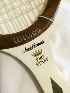 Wilson Jack Kramer Pro Staff Tennis Racquet with Cover Vintage Sporting Goods