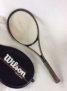 WILSON 'Graphite Force' Midsize Tennis Racquet w/Head Cover 4 1/4