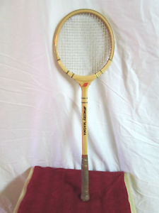 VINTAGE MOODY MAGMA BAMBOO WOOD SQUASH TENNIS BADMINTON RACQUET  QUICK SHIPPER