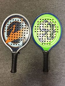 Lot 2 Viking Platform Tennis Paddles 4 1/4 (Quantity 2 Padel Paddle Pop Prince)