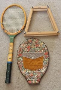 Vintage Maureen Connolly Wilson Stylist Tennis Racquet W/ GUARD EXCELLENT