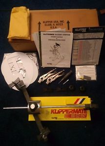 Klippermate Tennis Racquet Stringing Machine w/ accessories, tools, box, manual