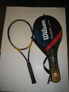 Wilson Pro Staff EB 4.7 Stretch Tennis Racquet Grip 4 1/2  CASE INCLUDED