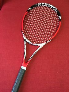 Wilson Steam 99S - 1/4 grip - Babolat Gut / Luxilon Alu Soft hybrid - Excellent