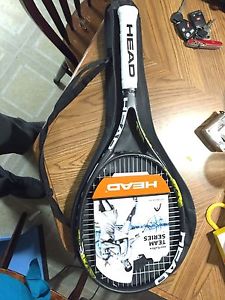 NEW HEAD Metallix Spark Team Series Tennis RACKET Racquet 4.5" Grip Pre-Strung