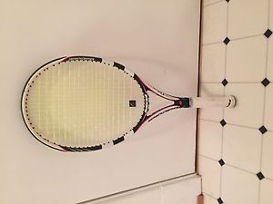 Babolat OverDrive 105 Tennis Racket, great condition, good strings, 4 3/8 grip