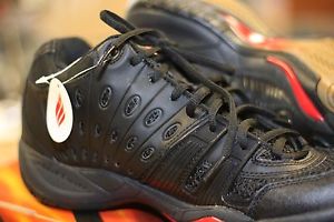 Ektelon RACQUETBALL SHOES T22 MID BLACK/ RED MENS size 9