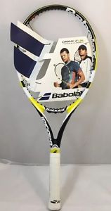 Babolat Drive Z Lite 4 3/8 Tennis Racquet Black White Yellow (ah)