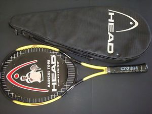 HEAD RADICAL TOUR OS OVERSIZE 107 AGASSI-4-3/8,NEW W/TAGS+COVER  {inv=04161001}