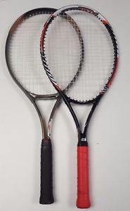 Dunlop Slazenger Tennis Racquets Lot of 2 Value Bundle 4 3/8 Used
