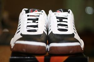 EKTELON RACQUETBALL SHOES NFS CLASSIC LOW  White/Black/Red Mens US 7-12,13,14