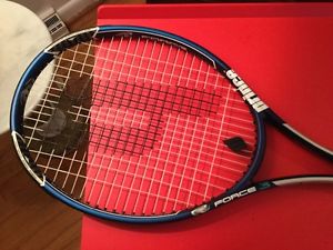 PRINCE FORCE 3 ICE OVERSIZE L2 GRIP WITH COVER AND SHOULDER STRAP EXCELLENT COND