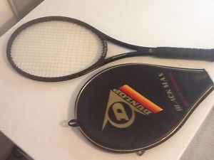 Dunlop Black Max Mid-Size Graphite Composite Tennis Racket with Cover.Used 2x