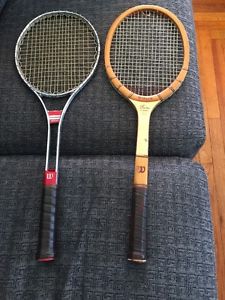 2 Wilson Tennis Rackets A T3000 And A Jack Kramer
