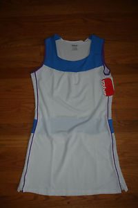 NWT Wilson Brand Youth Girls Tennis Performance Dress in White - Size XL