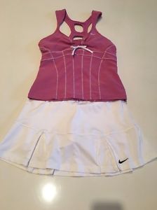 Nike Tank With Eye Catching Details. Size S. Nike Tennis Skirt (white). Size XS.