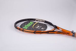 Prince Tour Pro 100 G 4 1/2 tennis racquet strung