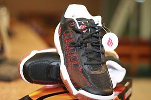EKTELON RACQUETBALL SHOES NFS CLASSIC LOW  Black/Red Mens US 7-12,13,14