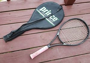 Prince No. 2 Precision Oversize 4 1/4 Tennis Racket with Cover VGC