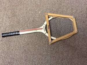 Nesco Pennant Vintage Wooden Tennis Racket Racquet Nice with head Cover