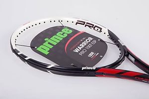 Prince Warrior Pro 100T ESP Grip 4 3/8 Tennis Racquet Strung with Prince Syn Gut