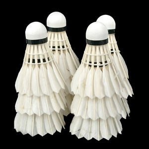 Profession Badminton Goose Feather Shuttlecocks - White (12 PCS)   198097
