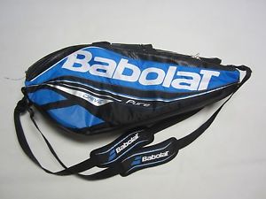 BABOLAT PURE DRIVE TENNIS RACQUET CARRYING CASE 3 PACK ERGONOMIC STRAPS PERFECT