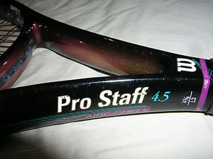 WILSON PWS Pro Staff 4.5si 110 Dual Taper Beam Aire Shell Handle Tennis Racket