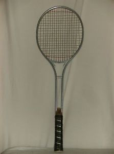 VINTAGE ALUMINUM TENNIS RACKET SNG 2 with Black Grip
