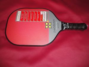 GAMMA PADDLETEK PHOENIX PRO RED Premium Pickleball Paddle 4 1/8 "BRAND NEW"