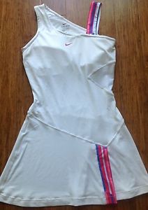 NIKE Break Point tennis dress mint size S look like a pro WHITE