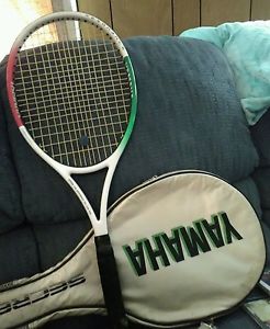 Yamaha Secret EX (red/white/green)  tennis racket 4 1/4 ..A great buy! Free ship