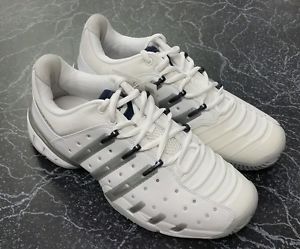 NEW Adidas BARRICADE IV Women Tennis 8.5 shoes WHITE adiWEAR adiPRENE TORSION