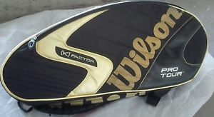 Raquetero WILSON de competición, muy amplio. Modelo profesional, único.