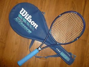 Wilson Aggressor Mid 95 Tennis Racquet Racket- 4 3/8'' + Case + Wrap