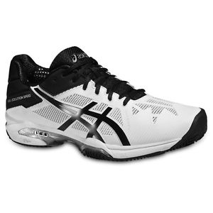 Asics Zapatillas De Tenis De Hombres solución en Gel Speed 3 Clay blanco/negro