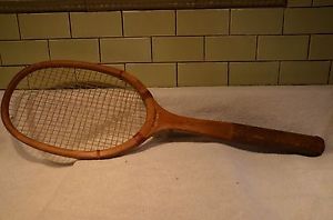 Vintage 1920s Reliance Red colored Tennis Racquet Wright & Ditson