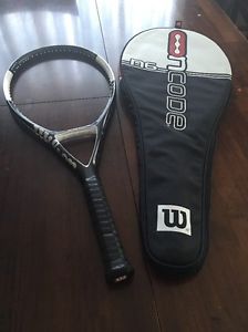 Wilson Ncode N6 Grey Oversize Tennis Racquet Grip Size 4 3/8