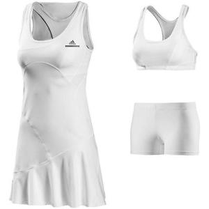 Adidas by Stella McCartney ASMC CU Barricade Vestido tenis blanco