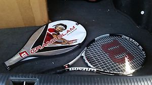 Wilson Grand Slam Titanium Tennis Racket 4 1/4 L2 Grip w/ Case - EUC!!
