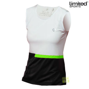 Limited Sports Mujer Top tenis Camiseta de tenis Celine blanco/negro