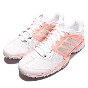 adidas Barricade Club W White Orange Womens Tennis Shoes adiWear AF6217