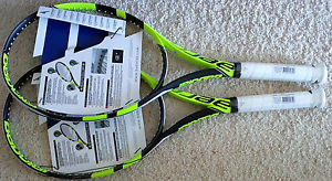 (2) BRAND NEW BABOLAT PURE AERO LITE Tennis Racquets 4 1/4 unstrung