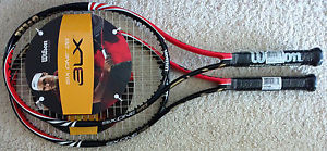 (2) BRAND NEW WILSON SIX.ONE 26 FEDERER JUNIOR Tennis Racquets sz0