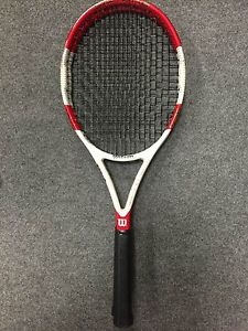 Wilson Six One 95S 4 3/8 STRUNG (Tennis Racket Racquet 6.1 18x16 309g 10.9oz)