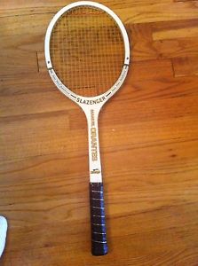 vintage Slazenger glass fibre reinforced tennis racket Racquet Manuel Orantes